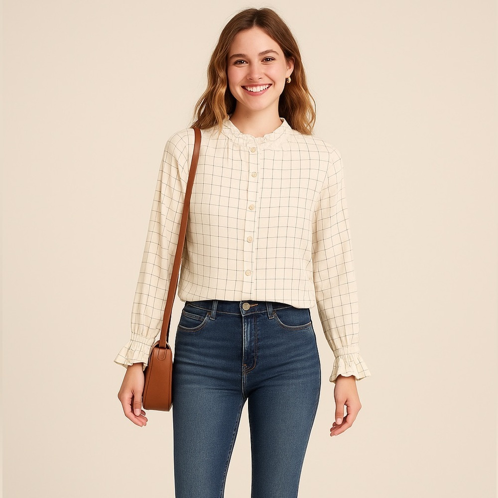 Easy Clothes • NWT $50 USD cotton top PTP 19”